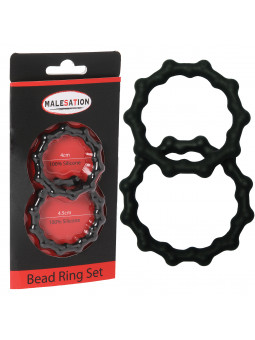 MALESATION Bead Ring Set